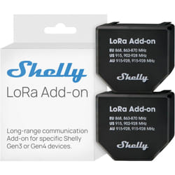 Shelly - lora add-on, communication étendue, connectivité sans restriction, longue portée, intégration flexible, technologie lora