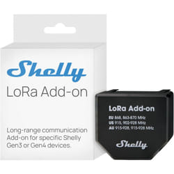 Shelly - lora add-on, communication étendue, connectivité sans fil, pas de restrictions, longue gamme, intégration flexible, techn
