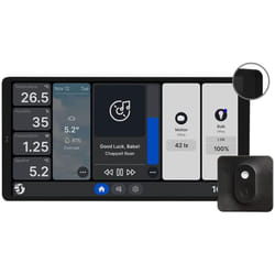 Shelly - wall display X2 noir et blu h&t noir - panneau de commande domotique wi-fi avec thermomètre, hygromètre, écran tac