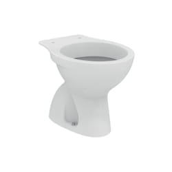 Ideal Standard - wc à chasse d'eau, blanc brillant sur pied Eurovit - Senza coprivaso