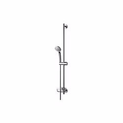 Conjunto de ducha compuesto por barra deslizante de 90 cms, teléfono de ducha con cabezal de 8 cms y jabonera de serie. Kit D ...