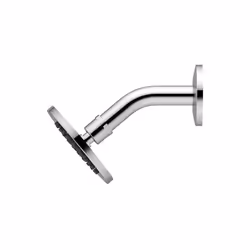 Matériau : métal Surface : chromée 1 jet ø: 100 mm Saillie : 172 mm Raccord à rotule DN 15 (1/2"), orientable à 10° Débit à 3 ...