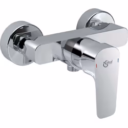 L'armature de douche à levier unique CeraPlan III avec aérateur est équipée d'un clapet anti-retour et est donc de sécurité i ...