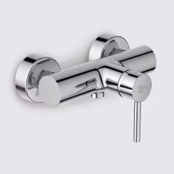 Mitigeur mécanique douche chromé chromé, IDEAL STANDARD Kolva