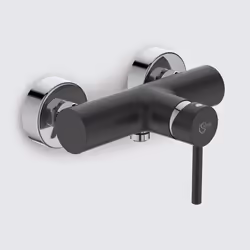Mitigeur mécanique douche noir mat, IDEAL STANDARD Kolva