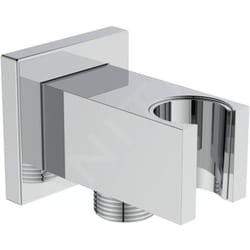 Ideal - Standard rain Atelier - Coude mural avec support, chrome BC771AA