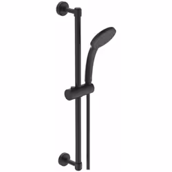 La colonne de douche comprend douche à main conception : noir soyeux diamètre de la douche de tête : 100 mm 1 jet de douche l ...