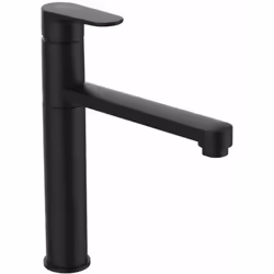 Robinetterie de cuisine conception : noir soyeux montage : un trou, sur plage bec pivotant, amplitude de rotation 360° FirmaF ...