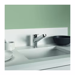 Ideal Standard Ceraplan robinet de cuisine BD321AA Dimensions extérieures (LxPxH) : 50x264x168 mm Projection : 219 mm Hauteur ...