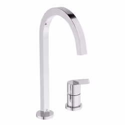 Mitigeur d´évier Gusto couleur : chrome hauteur du robinet : 395 mm longueur du bec : 204 mm zone de confort : 277 mm sur pla ...