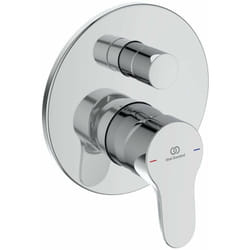 Ideal Standard - Cerabase - Mitigeur encastré 2 sorties, avec corps d'encastrement, chrome A7393AA