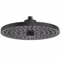Douche de tête Idealrain Alu+ couleur : noir satiné forme : ronde diamètre : 260 mm 2 jets - SilkRain et Rain commutation du  ...