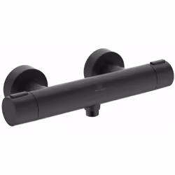 Mitigeur de douche mural Ceratherm ALU+ couleur : noir satiné dimensions : 292 x 105 mm commande : par robinet installation : ...