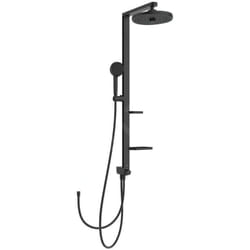 Alu+ - Set de douche sans mitigeur, diamètre 26 cm, 2 jets, noir soyeux BD585XG - Ideal Standard