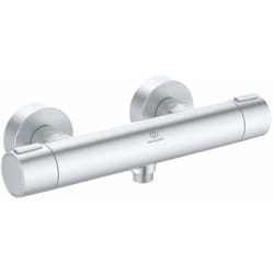 Ideal Standard - alu+ - Mitigeur thermostatique de douche, argenté BD582SI