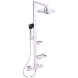 Description générale Set de douche Ceratherm ALU+ alliant fonctionnalité et design intemporel. Ce système de douche est compo ...