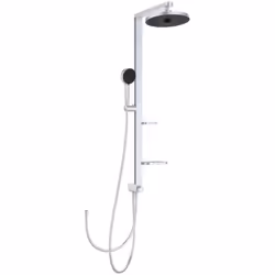Le set de douche Ceraflow ALU+ est composé de : douches de tête couleur : argenté forme : ronde diamètre : 260 mm 2 jets - Si ...