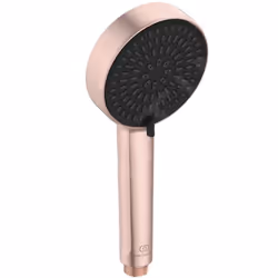 Douchette à main couleur : rosé diamètre 100 mm 2 jets - SilkRain et Rain débit : 8 l/min EasyClean - buses en silicone racco ...