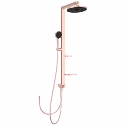 Le set de douche Ceraflow ALU+ est composé de : douches de tête couleur : rosé forme : ronde diamètre : 260 mm 2 jets - SilkR ...
