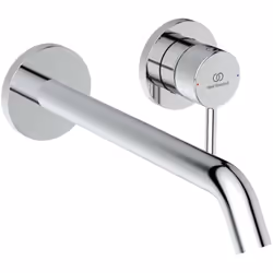 Mitigeur de lavabo encastrable couleur : chrome matériau : laiton projection : 220 mm bec fixe avec mousseur articulé, débit  ...