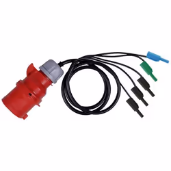 Adaptateur de mesure femelle CEE 32 A 5 pôles - banane mâle 4 mm - Metrel A 1642