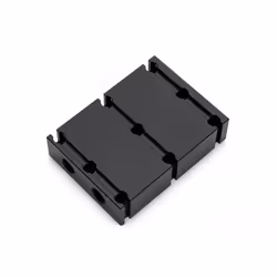 EK Water Blocks 3831109814017, Pont pour refroidisseur par eau, Acétal, Polyoxyméthyléne (POM), Noir, 1/4", Carte-mère