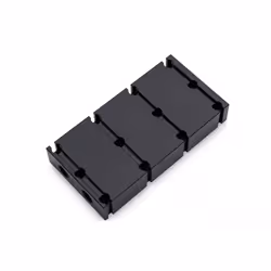 EK Water Blocks 3831109814031, Pont pour refroidisseur par eau, Acétal, Polyoxyméthyléne (POM), Noir, 1/4", Carte-mère
