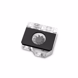 EK Water Blocks 3831109829738, Indicateur de débit, Noir, Transparent, 1/4"