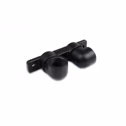 EK Water Blocks 3831109831885, Raccords, Laiton, PTFE, Noir, 1/4", 29,5 mm, 70 mm