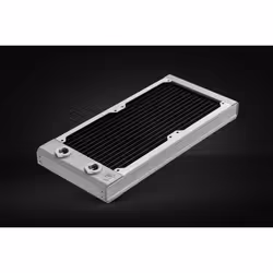 EK Water Blocks 3831109838976, Radiateur, Laiton, Cuivre, Acier inoxydable, Blanc, 1/4", 1 bar, 130 mm