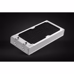 EK Water Blocks 3831109839171, Radiateur, Laiton, Cuivre, Acier inoxydable, Blanc, 1/4", 1 bar, 130 mm