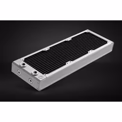 EK Water Blocks 3831109839218, Radiateur, Laiton, Cuivre, Acier inoxydable, Blanc, 1/4", 1 bar, 130 mm