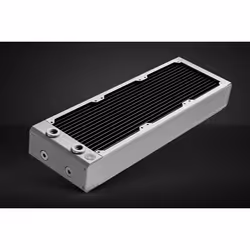 EK Water Blocks 3831109839539, Radiateur, Laiton, Cuivre, Acier inoxydable, Blanc, 1/4", 1 bar, 130 mm