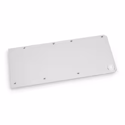 EK Water Blocks Quantum Vector RX 6700XT, Plaque arrière, Blanc