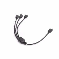 EK Water Blocks Loop D-RGB 3-Way Splitter Cable, Câble de diviseur RGB, Noir, Mâle, Mâle, 1 pièce(s), Chine