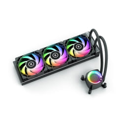 EK Water Blocks Nucleus AIO CR360 Lux D-RGB Processeur Refroidisseur de liquide tout-en-un 12 cm Noir 1 pièce(s)