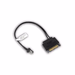 EK Water Blocks EK, 0,15 m, 3 broches, SATA 15 broches, Mâle, Mâle, Noir