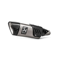 Silencieux Arrière Akrapovic Slip-On Line Titane, argent