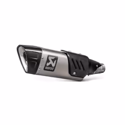 Silencieux Arrière Akrapovic Slip-On Line Titane, argent