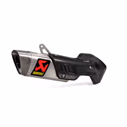 Silencieux Arrière Akrapovic Slip-On Line Titane, argent