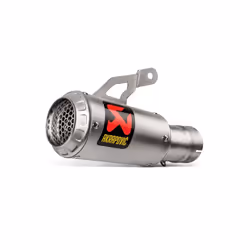Silencieux Arrière Akrapovic Slip-On Line Titane, argent