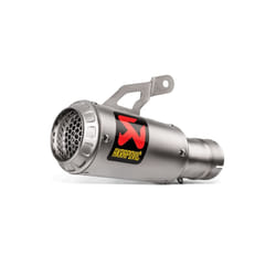 Silencieux Arrière Akrapovic Slip-On Line Titane, argent