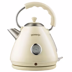 Gorenje K17CLI, 1,7 L, 2200 W, Beige, Indicateur de niveau d'eau, Arrêt de sécurité en cas de surchauffe, Sans fil