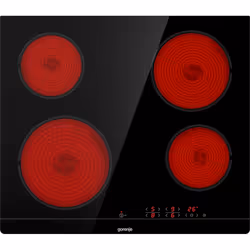 Gorenje ECT641BSC plaque Noir Intégré 60 cm Céramique 4 zone(s)