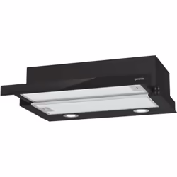 Gorenje TH62E4BG hotte Semi-intégrée (semi-encastrée) Noir 450 m³/h C