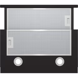 Gorenje TH62E4BG hotte Semi-intégrée (semi-encastrée) Noir 450 m³/h C - Vue supplémentaire 4