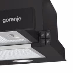 Gorenje TH62E4BG hotte Semi-intégrée (semi-encastrée) Noir 450 m³/h C - Vue supplémentaire 5