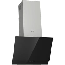 Gorenje WHI649EXBG hotte Montée au mur Argent, Acier inoxydable 608 m³/h B