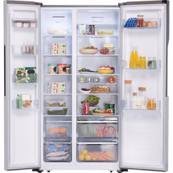 Gorenje NRS8182KX frigo américain Pose libre 441 L E Argent