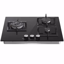 Hisense GG633B plaque Noir Comptoir 58 cm Gaz 3 zone(s)